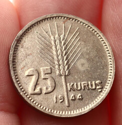 1944 Yılı 25 Kuruş - ÇİL TCM33311 - 3