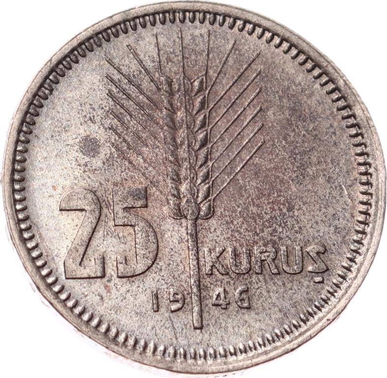1946 Yılı 25 Kuruş - ÇİL TCM33312 - 1