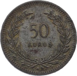1947 Yılı 50 Kuruş Gümüş ÇT TCM3044 - Gökçekoleksiyon