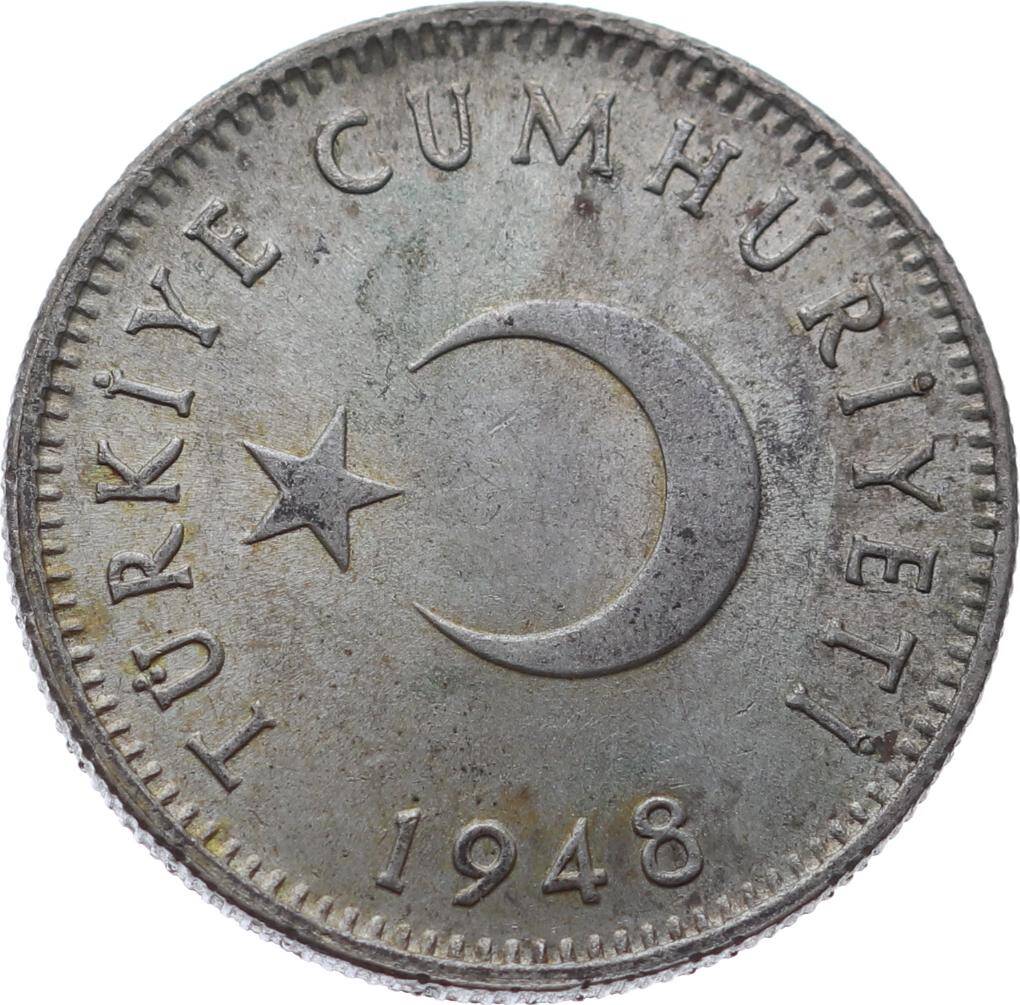 1948 1 Lira Gümüş ÇA TCM1022 - 2
