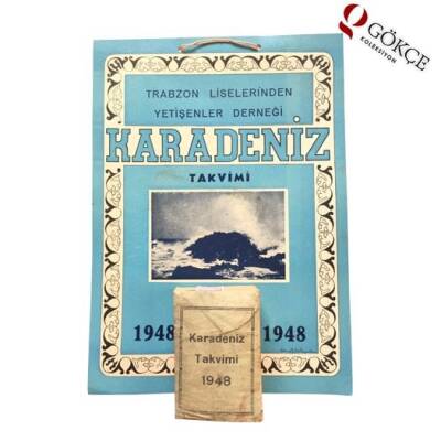 1948 Trabzon Liselerinden Yetişenler Derneği Karadeniz Takvimi EFM816 - 1