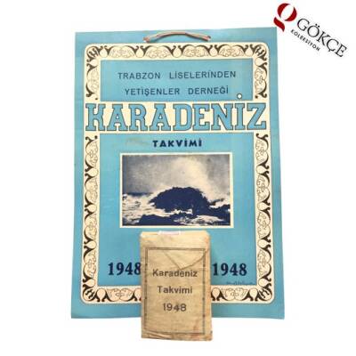 1948 Trabzon Liselerinden Yetişenler Derneği Karadeniz Takvimi EFM816 - 5
