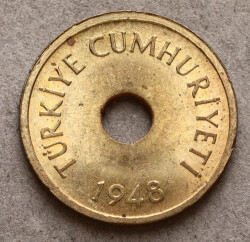 1948 Yılı 1 Kuruş - ÇİL TCM3242 - 2