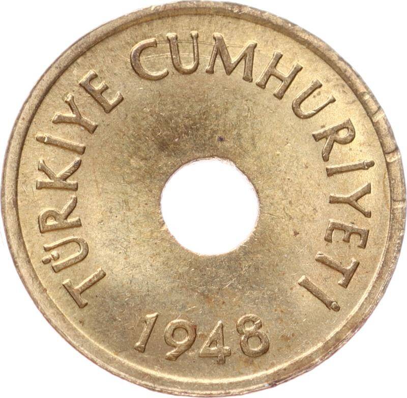 1948 Yılı 1 Kuruş - ÇİL TCM3353 - 2