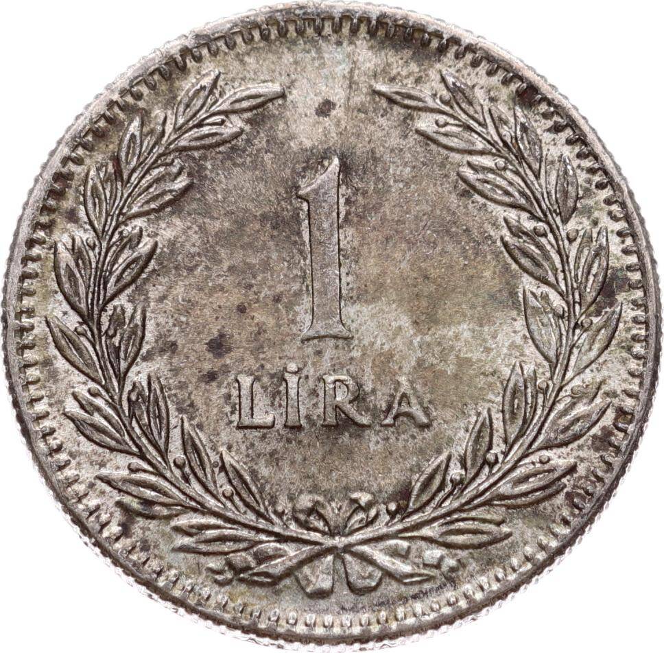 1948 Yılı 1 Lira Gümüş - ÇİL TCM3237 - 3