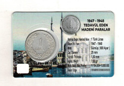 1948 Yılı 1 Lira Gümüş *Özel Kitinde* TCM3330 #160 - Gökçekoleksiyon