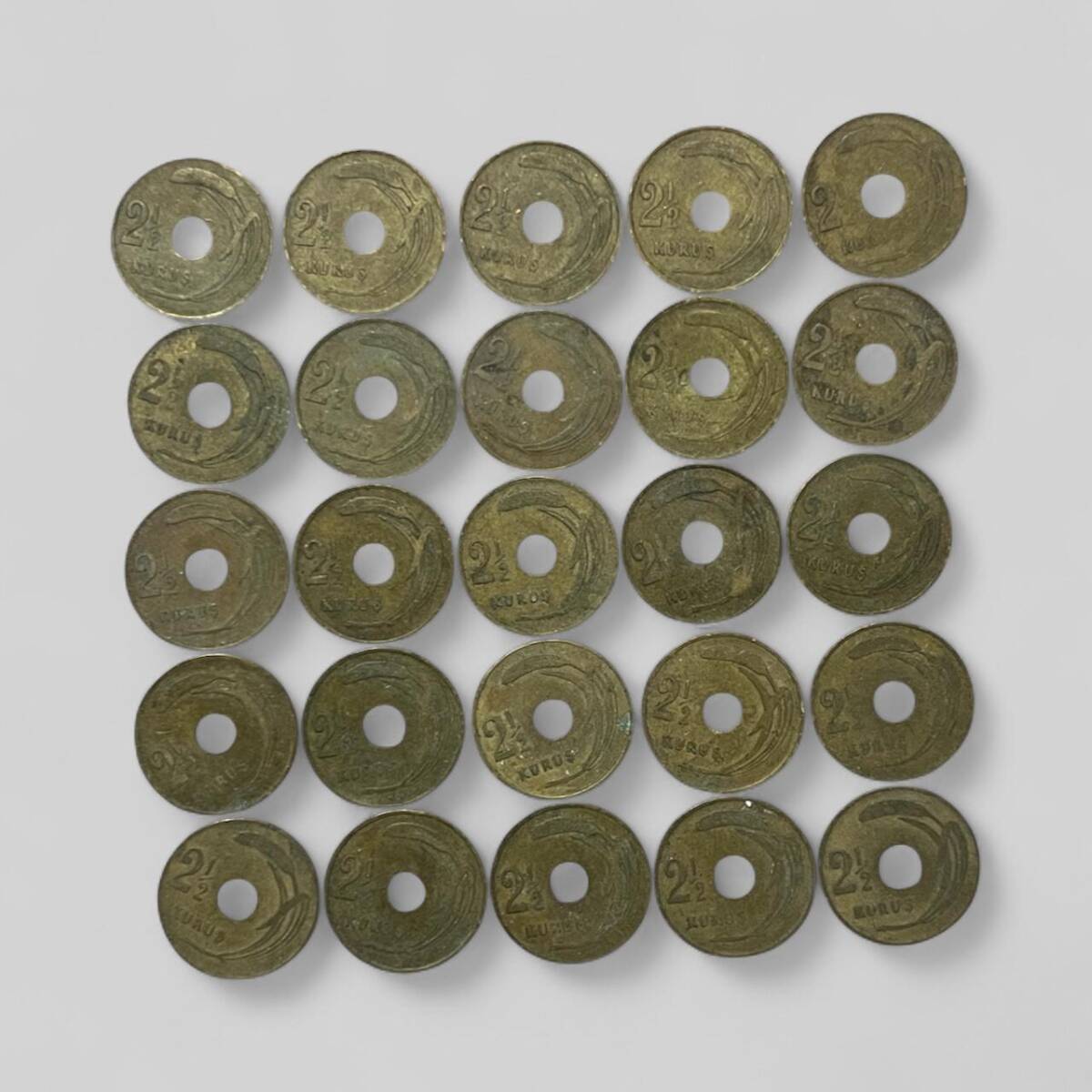 1949 2½ Kuruş 25'li Madeni Para Lotu TCM3043 - 1