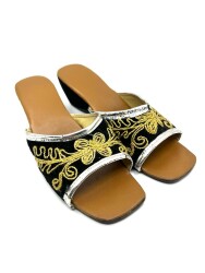 1950 Elişi Son Derece Mükemmel Sanat Nostaljik Terlik BAK34 (N) - 2