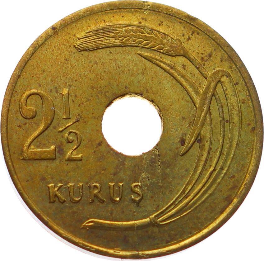 1950 Yılı 2½ Kuruş ÇT+ TCM2595 - 1