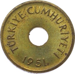 1951 Yılı 1 Kuruş ÇA TCM2967 - 2