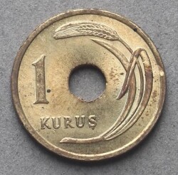 1951 Yılı 1 Kuruş ÇİL TCM3122 - Gökçekoleksiyon
