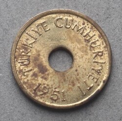 1951 Yılı 1 Kuruş ÇİL TCM3122 - 2