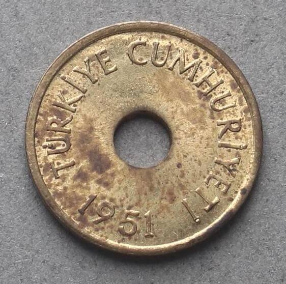 1951 Yılı 1 Kuruş ÇİL TCM3122 - 2