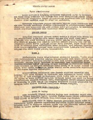 1954-1955 Yılı Fiskobirlik Kongre Yönetim Kurulu Kararı EFM(N)9973 - 2