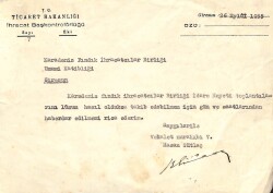 1955 Yılı Karadeniz Fındık İhracatçıları Birliği Umumi Katipliği Hasan Sütlaç İmzalı Makbuz EFM(N)9996 - 1