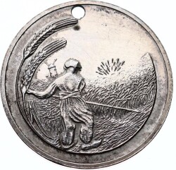 1956 Buğday Bankası T.A.Ş Açılış Hatırası Gümüş Madalyon MVM805 - Gökçekoleksiyon