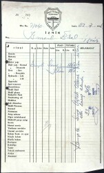 1956 MODERN BAKIM VE SERVİS İSTASYONU EŞREFPAŞA Antetli Fatura EFM(N)11586 - Gökçekoleksiyon