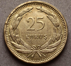 1956 Yılı 25 Kuruş - ÇİL TCM3238 - Gökçekoleksiyon