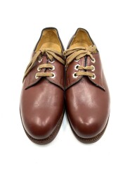 1960 Gerçek Deri Kösele Nostaljik Ayakkabısı BAK36 (N) - 2