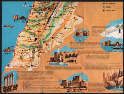 1960 Lübnan-Beyrut Turist Rehberi EFM463 - 2