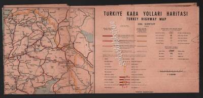 1960 Türkiye Karayoları Haritası EFM259 - 3