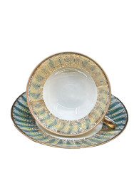 1960'lar Antika Bavaria Trio Kahve Fincanı AOB3879 - 2