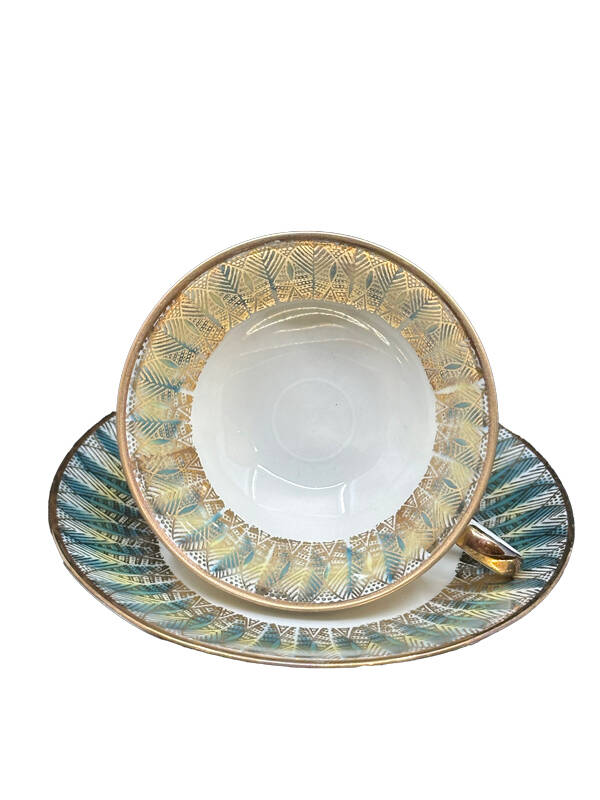 1960'lar Antika Bavaria Trio Kahve Fincanı AOB3879 - 2