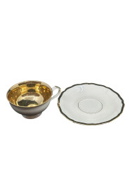 1960'lar Antika Bavaria Trio Kahve Fincanı AOB3880 - 3