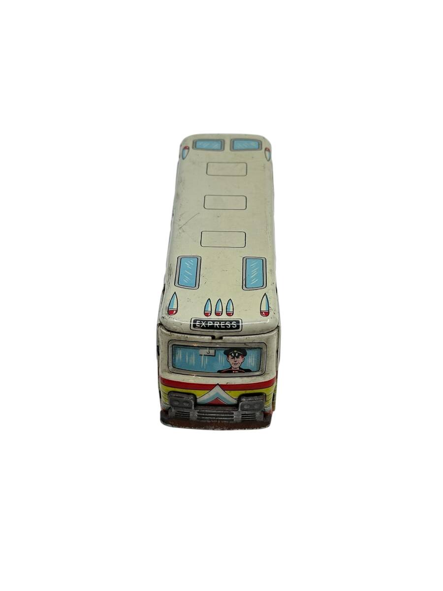 1960'lar Continental Trailways Teneke Oyuncak Yolcu Otobüsü (Sürtmeli) AOB4546 - 2