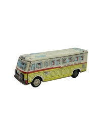 1960'lar Continental Trailways Teneke Oyuncak Yolcu Otobüsü (Sürtmeli) AOB4546 - 1