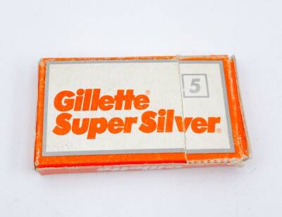 1960lar Gillette Süper Silver Jilet AOB3387 (N) - 1