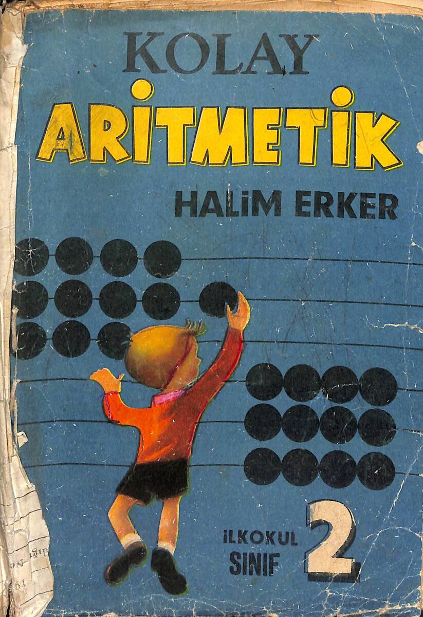 1960's İlkokul 2.Sınıf Kolay Aritmetik Ders Kitabı NDR102032 - 1