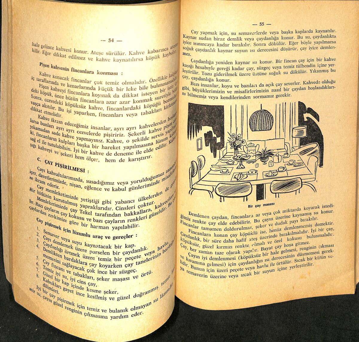 1960's İlkokul 4.Sınıf Aile Bilgisi Ders Kitabı NDR99991 - 2