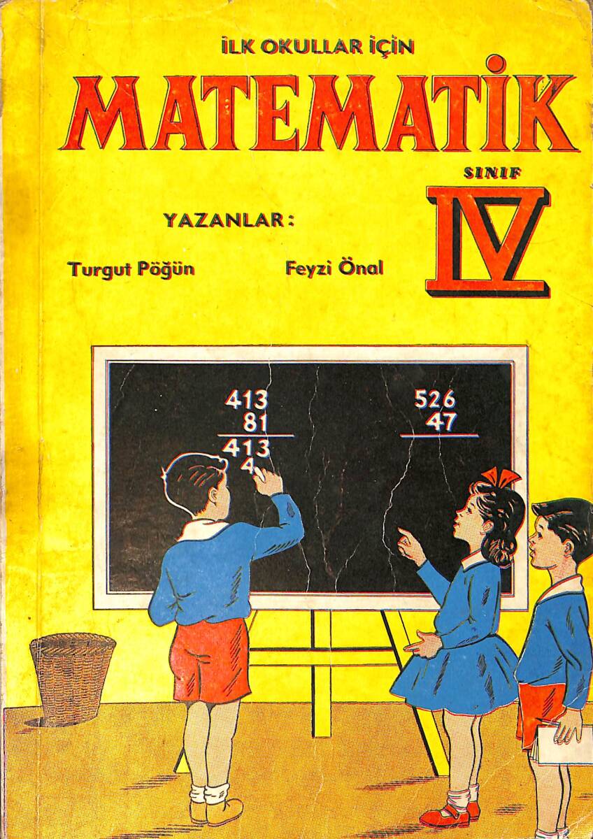 1960's İlkokul 4.Sınıf Matematik Ders Kitabı NDR100997 - 1