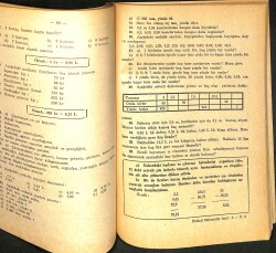 1960's İlkokul 4.Sınıf Matematik Ders Kitabı NDR99990 - 2