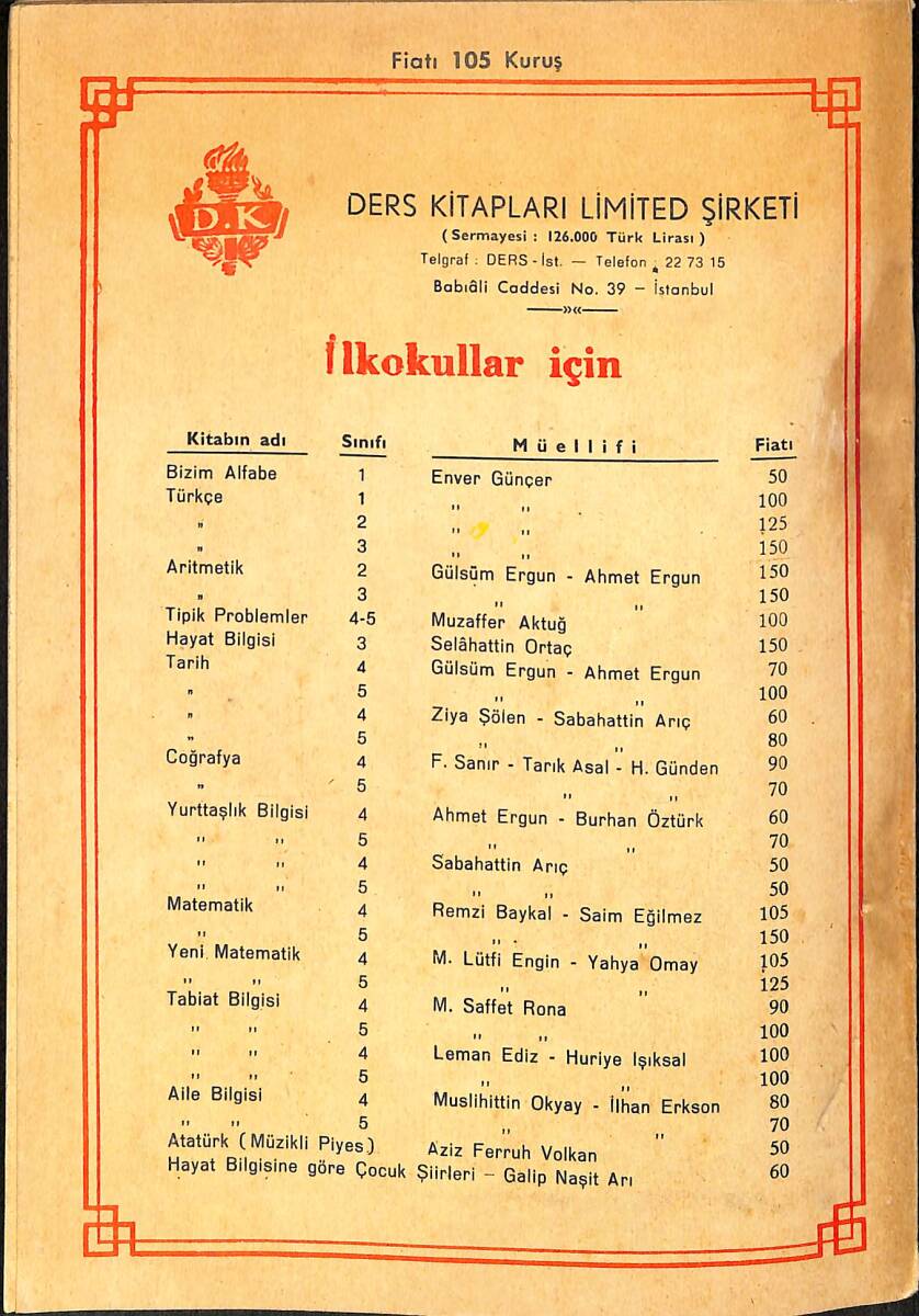 1960's İlkokul 4.Sınıf Matematik Ders Kitabı NDR99990 - 3