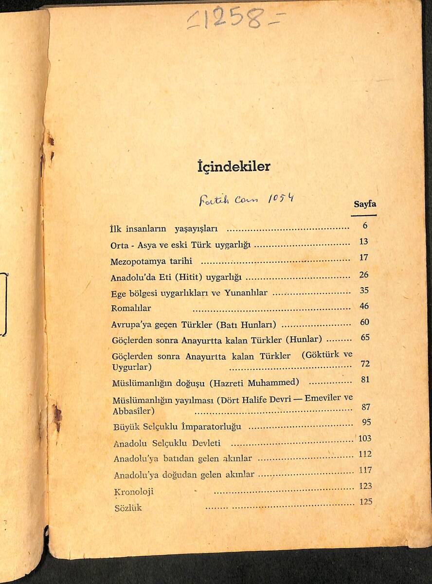 1960's İlkokul 4.Sınıf Tarih Ders Kitabı NDR101000 - 2