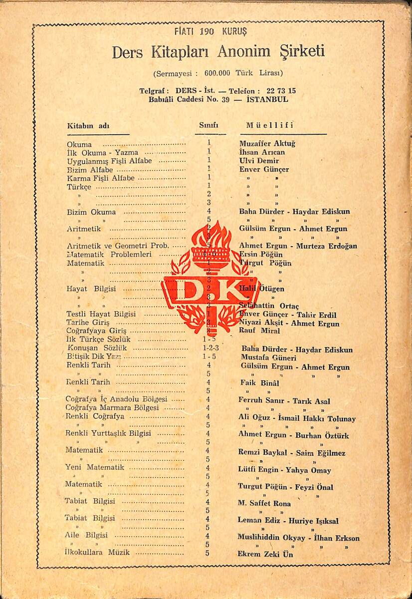 1960's İlkokul 4.Sınıf Tarih Ders Kitabı NDR101000 - 3