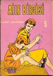 1960's İlkokul 5.Sınıf Aile Bilgisi Ders Kitabı NDR100994 - 1