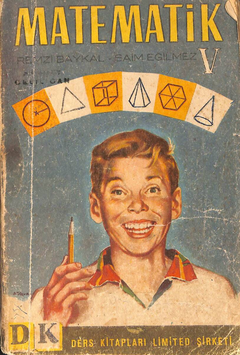 1960's İlkokul Matematik 5.Sınıf Ders Kitabı NDR101006 - 1