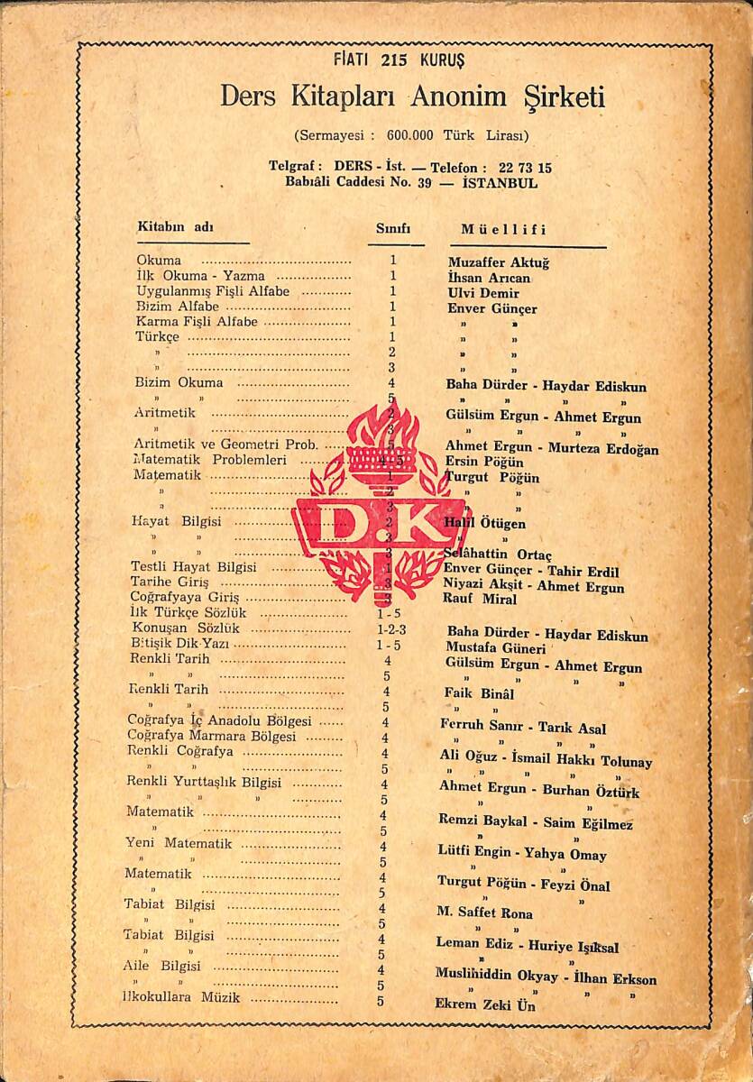 1960's İlkokulda Tabiat Bilgisi Ders Kitabı NDR100993 - 3
