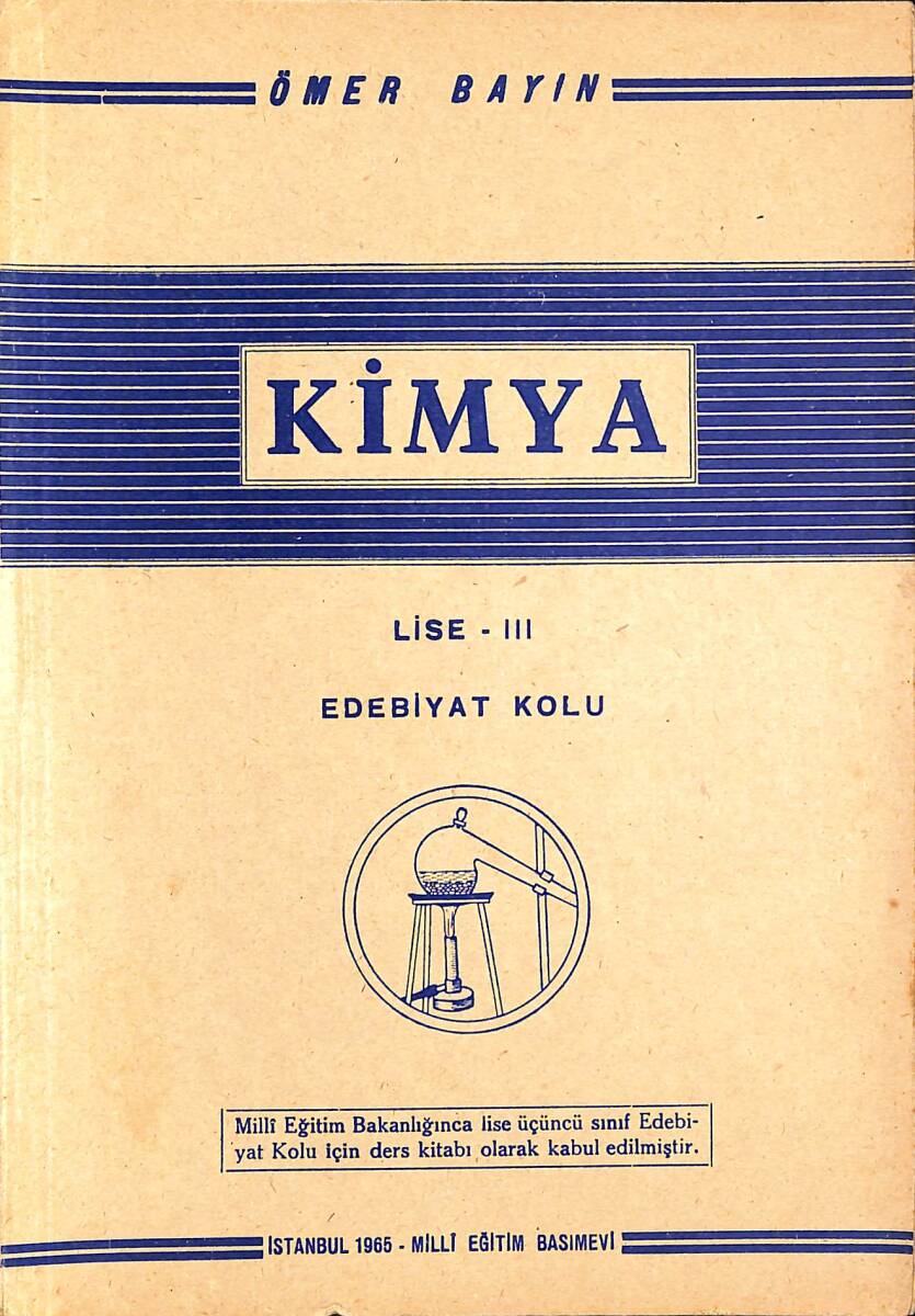 1960's Lise 3.Sınıf Kimya Ders Kitabı NDR102053 - 1
