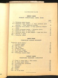 1960's Lise III.Sınıf Türkiye Coğrafyası Ders Kitabı NDR101002 - 2