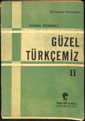 1960's Ortaokul 2.Sınıf Güzel Türkçemiz Ders Kitabı NDR99988 - Gökçekoleksiyon