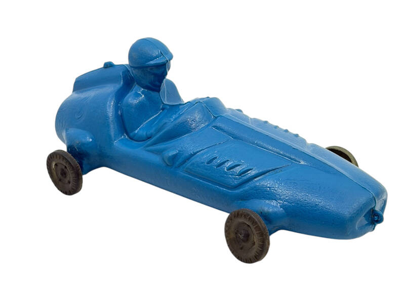 1960's Üfleme Plâstik Oyuncak Formula-1 Yarış Aracı AOB5086 - 3