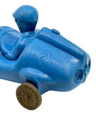 1960's Üfleme Plâstik Oyuncak Formula-1 Yarış Aracı AOB5086 - 5