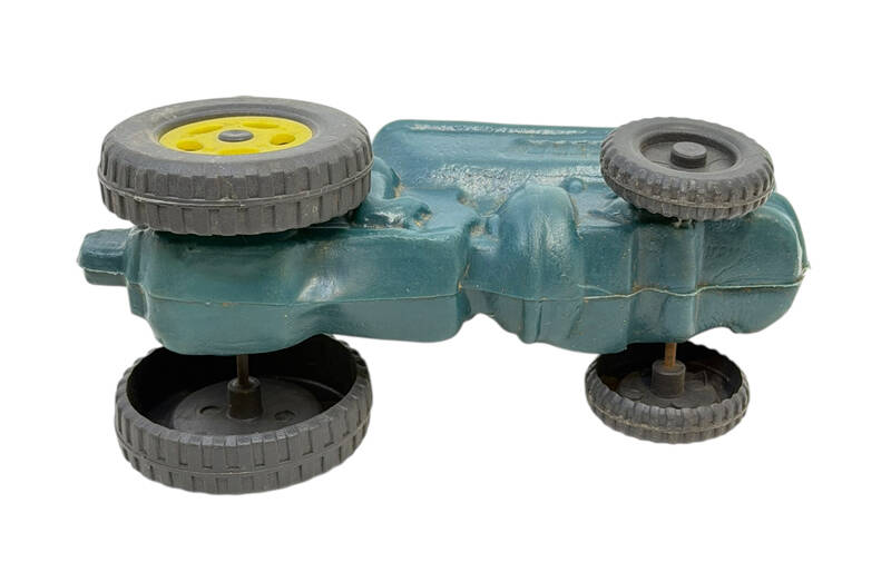 1960's Üfleme Plâstik Oyuncak Römorklu Traktör AOB5088 - 5