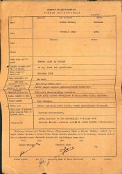 1961 Giresun Ticaret Borsası Fındık Beyannamesi - Hasan Sütlaç Ve Hüseyin Saka Antetli Islak İmzalı EFM(N)12094 - Gökçekoleksiyon