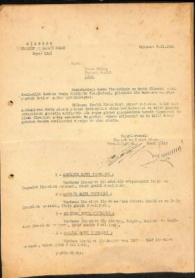 1961 Giresun Ticaret Ve Sanayi Odası Fındık İhracat Üye Bildirileri - Hasan Sütlaç Antetli EFM(N)12025 - 1