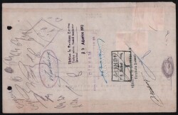 1964 Yılı Trabzon Ulusoy Kollektif Şirketi Senedi (Pullu) EFM192 - 4